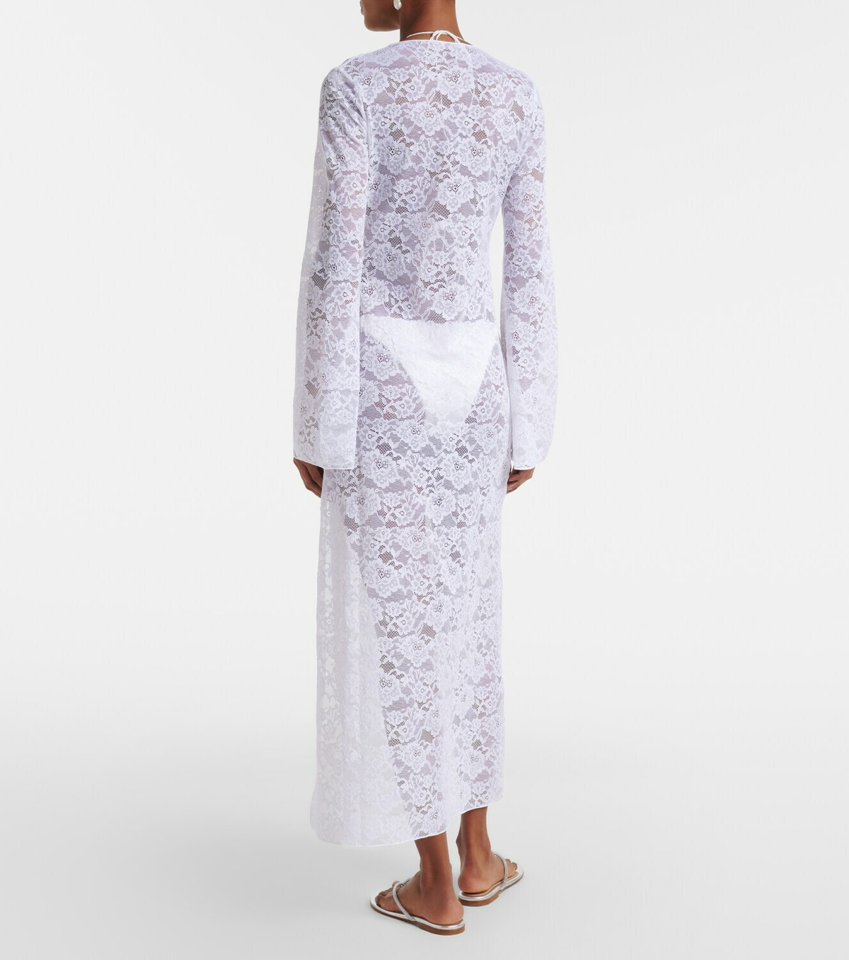 Oséree Bridal lace beach cover-up