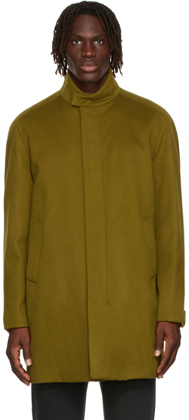 Photo: Loro Piana Green Cashmere Turati Coat