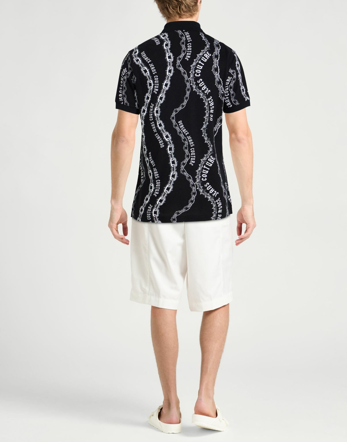 Versace Jeans Couture Mens Polo shirt in Black