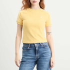 Adidas Women's Terry Towel T-Shirt in Orange Tint