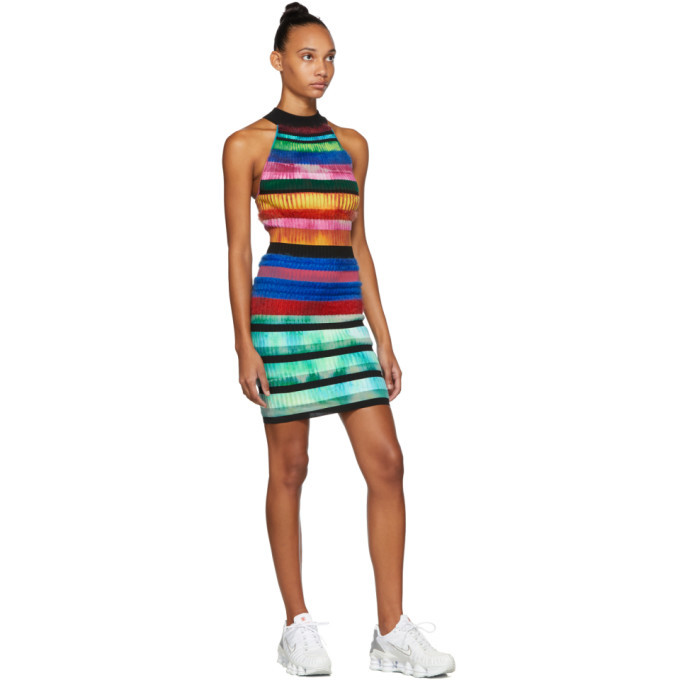 AGR SSENSE Exclusive Multicolor Halter Dress AGR