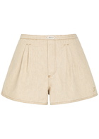 Jacquemus Le Short De-nimes Amelo Cotton-blend Shorts Beige