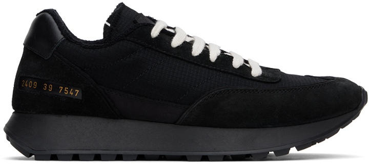 Photo: Common Projects Black Track Classic Sneakers