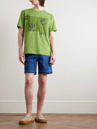 Loewe - Paula's Ibiza Logo-Embroidered Cotton-Jersey T-Shirt - Green