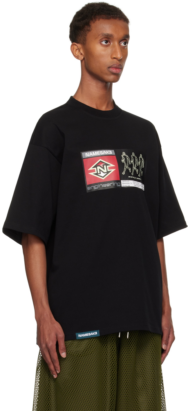 NAMESAKE Black Lee Big Ticket T-shirt