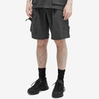 Nanga Men's Dot Air Utility Pocket Cargo Shorts in Black