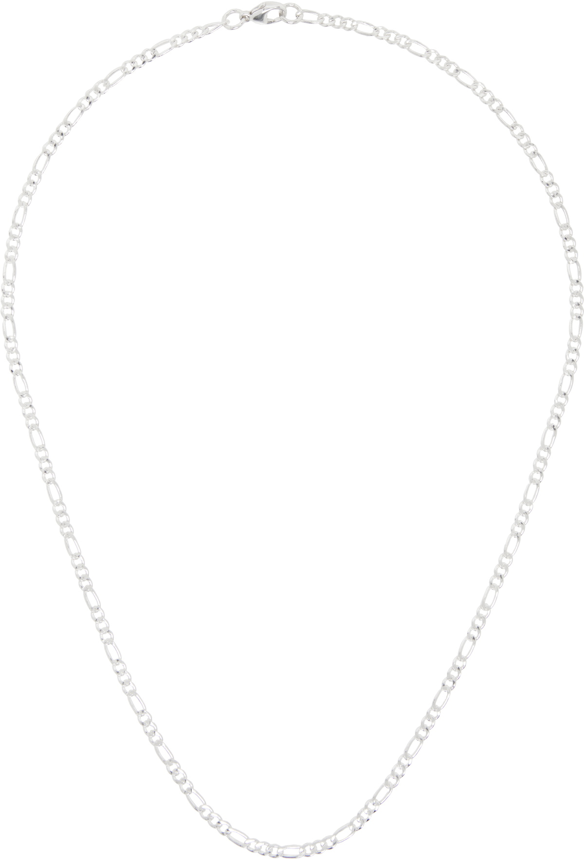 MAPLE Silver Figaro Necklace