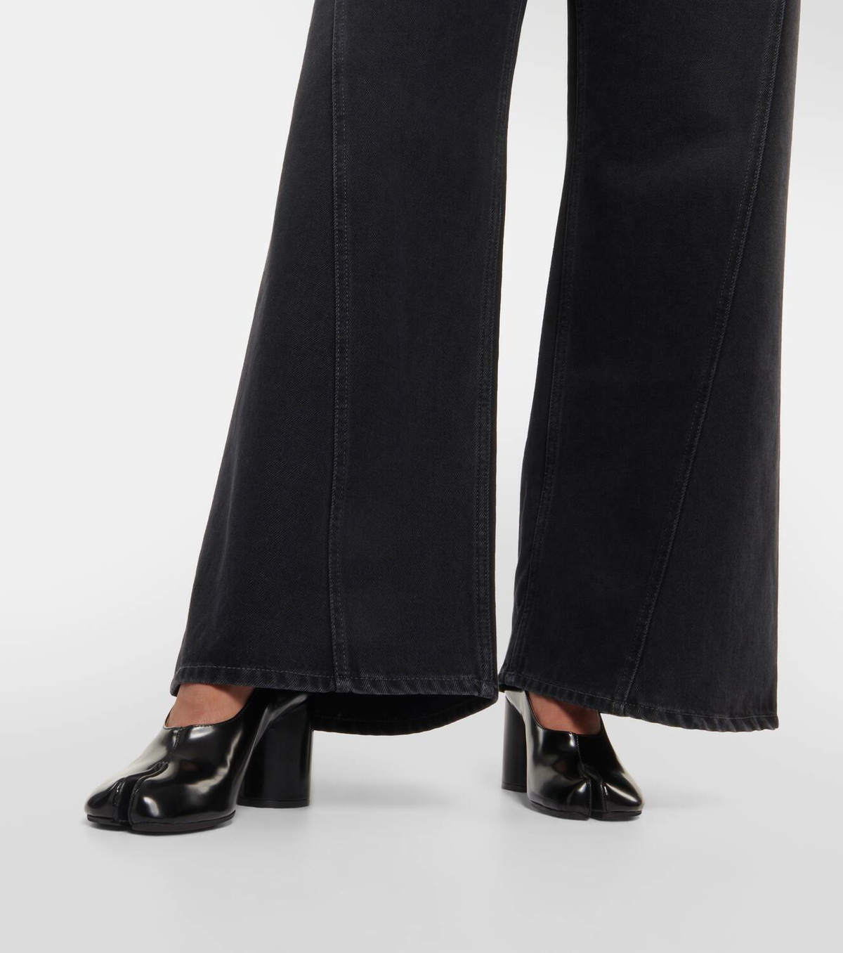 MM6 Maison Margiela Mid-rise wide-leg jeans MM6 Maison Margiela