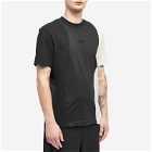 Moncler x adidas Originals Panel T-Shirt in Black/Ecru