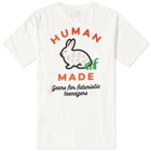 Human Made Men's Heart One Point Pocket T-Shirt in White