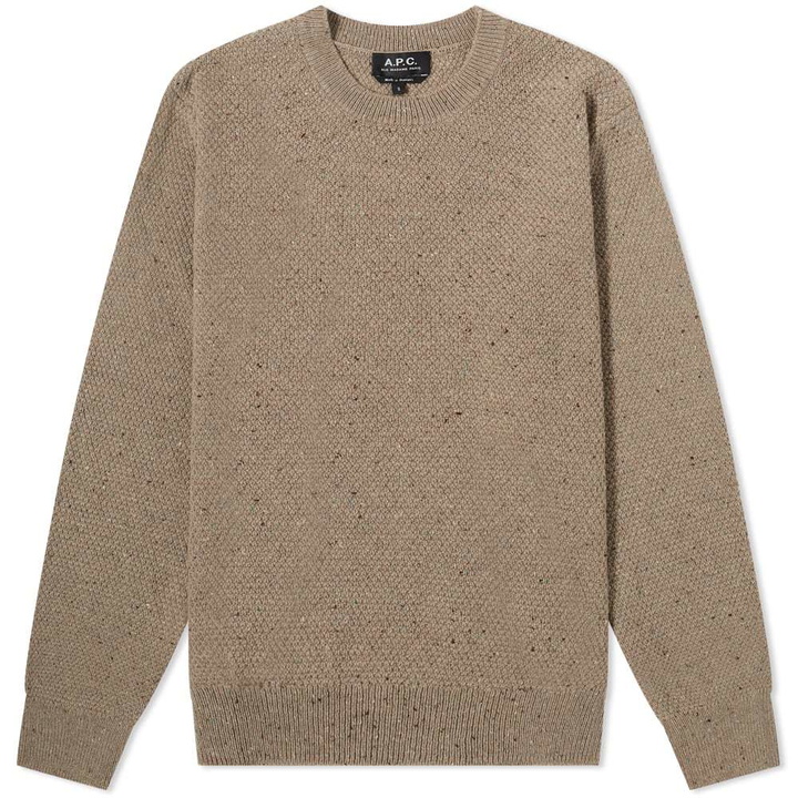 Photo: A.P.C. Jules Donegal Crew Knit