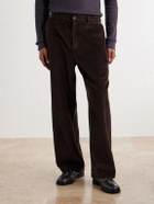 Aimé Leon Dore - Wide-Leg Cotton-Corduroy Trousers - Brown