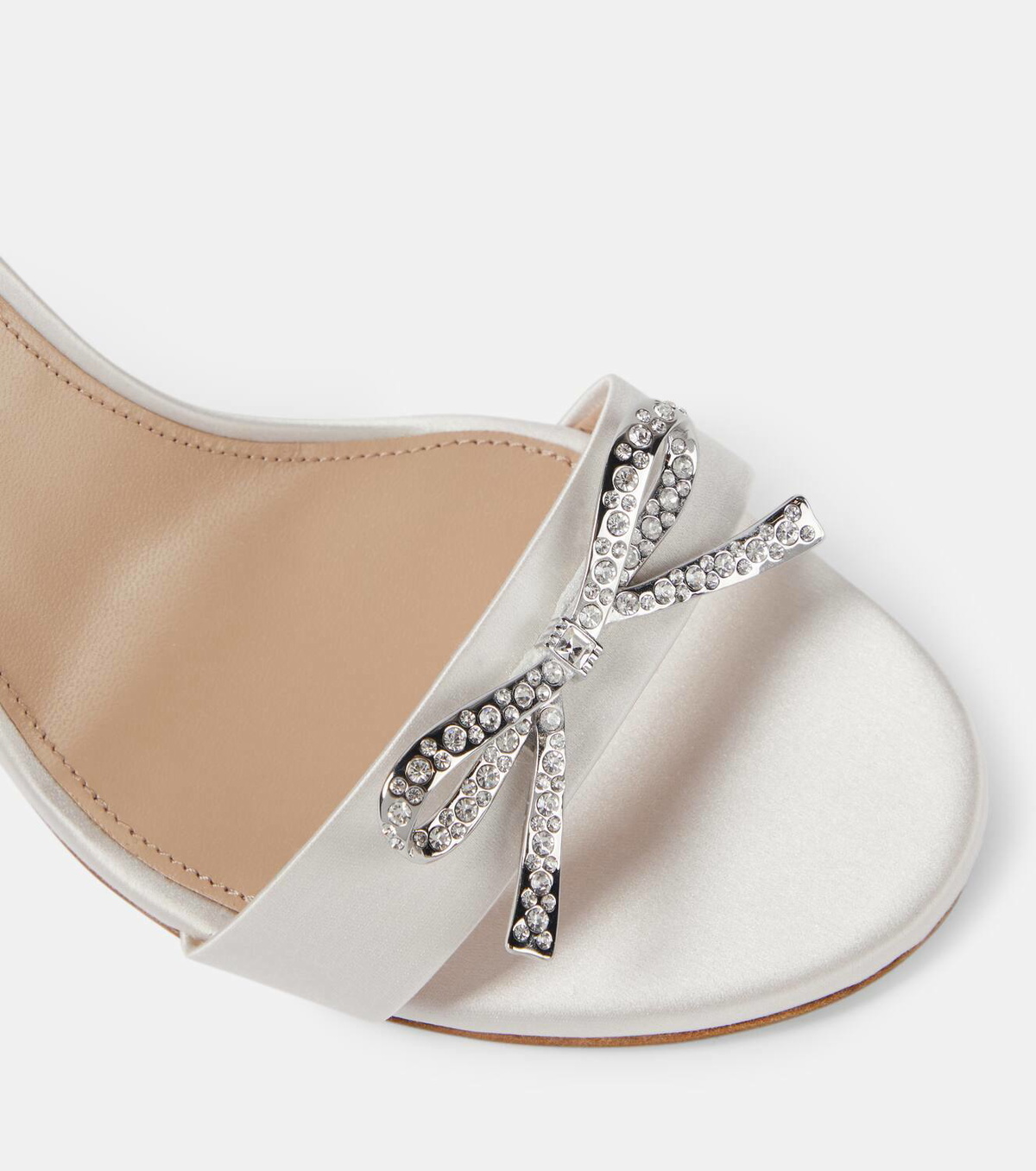 Giambattista Valli Embellished satin sandals