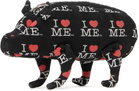 Ashley Williams Black & Red Piglet Clutch