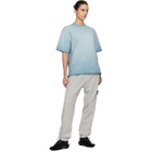 Stone Island Blue 2100002 Combed Organic Cotton Jersey 'Erosion' T-shirt