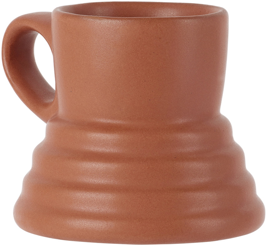 BKLYN CLAY Brown No-Spill Mug