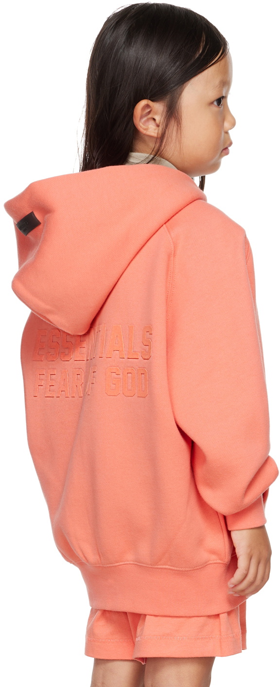 Essentials Kids Pink Zip Hoodie Essentials
