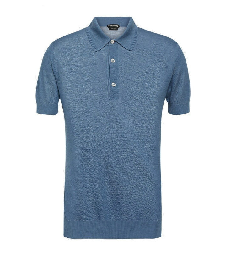 Photo: Tom Ford Cotton and silk polo shirt
