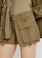 Isabel Marant Barta Canvas Shorts Khaki