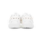 Valentino White Valentino Garavani Rockstud Untitled 11 Sneakers