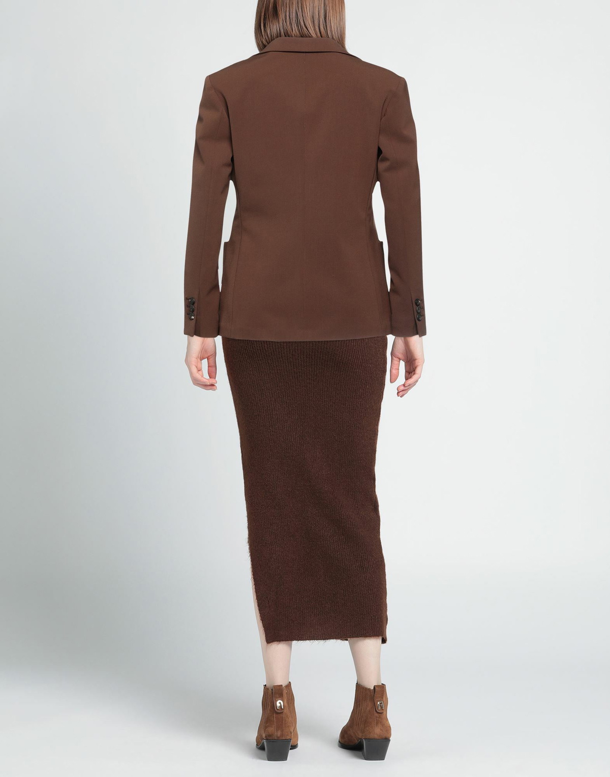 The Gigi Womens Blazer in Brown
