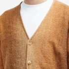 Percival Men's Ombre Knitted Cardigan in Brown