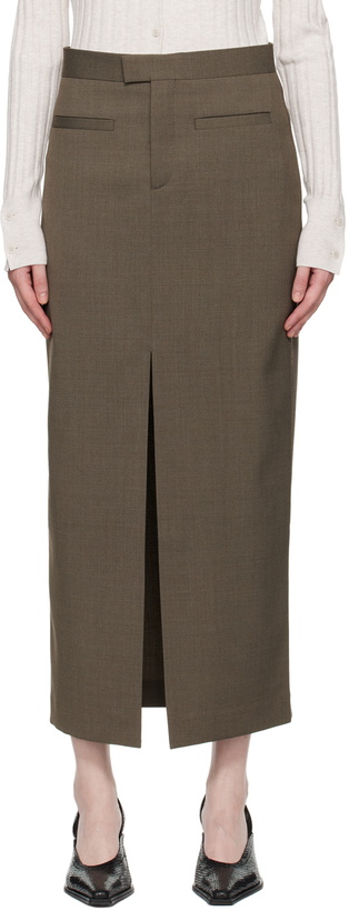 Photo: Filippa K Brown Tailored Maxi Skirt