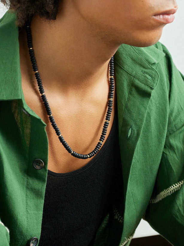 Photo: JIA JIA - Gold Onyx Necklace