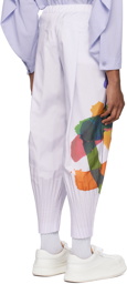 HOMME PLISSÉ ISSEY MIYAKE Purple Cascade Picturesque Trousers
