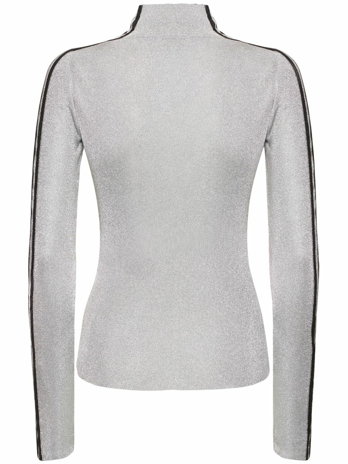 限定♪【国内発送★adidas×BALENCIAGA】ATHLETIC モックネック BALENCIAGA - Adidas Athletic Mock Neck Lurex Top Balenciaga