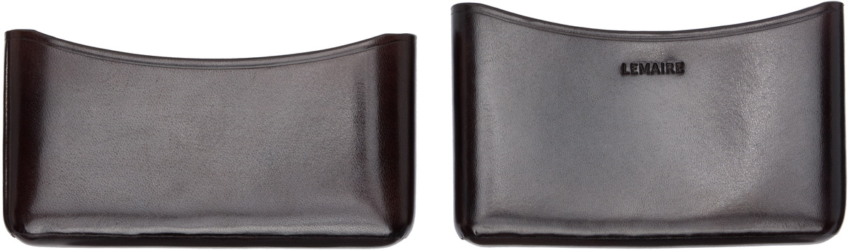 LEMAIRE Black Molded Card Holder