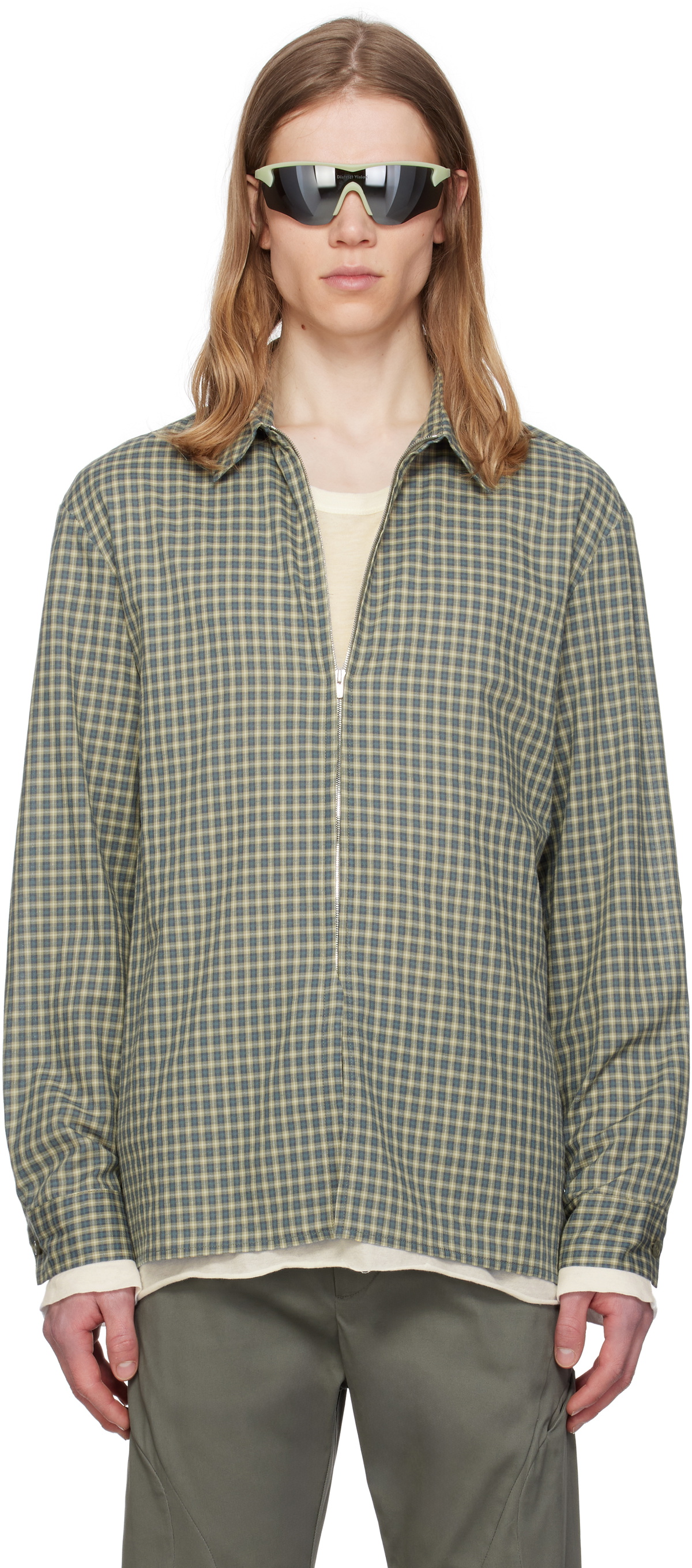 トップス PAF Post Archive Faction 8.0 Shirt Right POST ARCHIVE FACTION (PAF) Green 8.0 Right Shirt Post Archive Faction