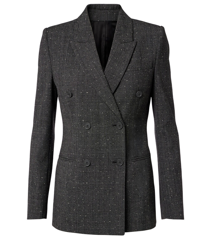 Photo: McQueen Prince of Wales check wool blazer