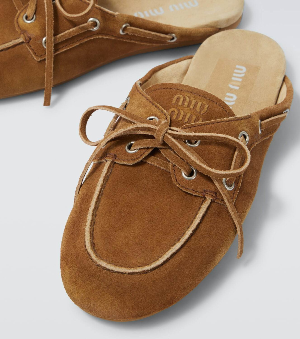 Miu Miu Suede mules