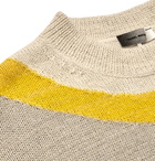 Isabel Marant - Gally Colour-Block Alpaca-Blend Sweater - Neutrals