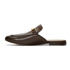 Gucci Brown Kings Slip-On Loafers