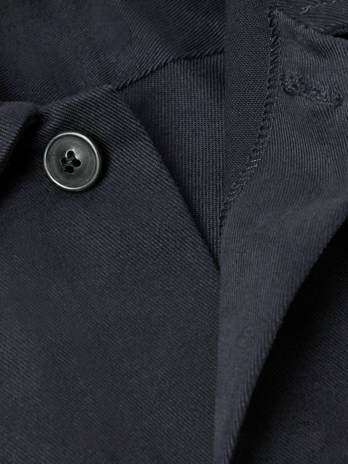 Ghiaia Cashmere - Cotton-Twill Shirt - Blue
