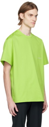 Wooyoungmi Green Leather Patch T-Shirt
