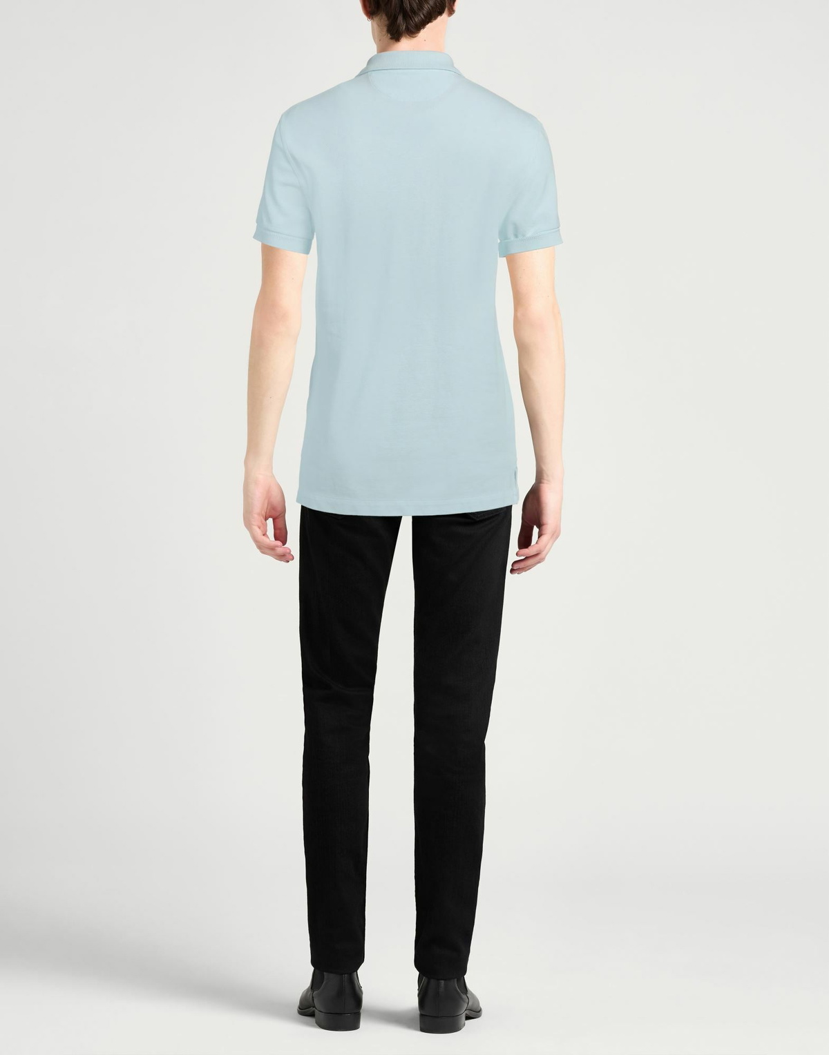 Tom Ford Mens Polo shirt Sky in Blue