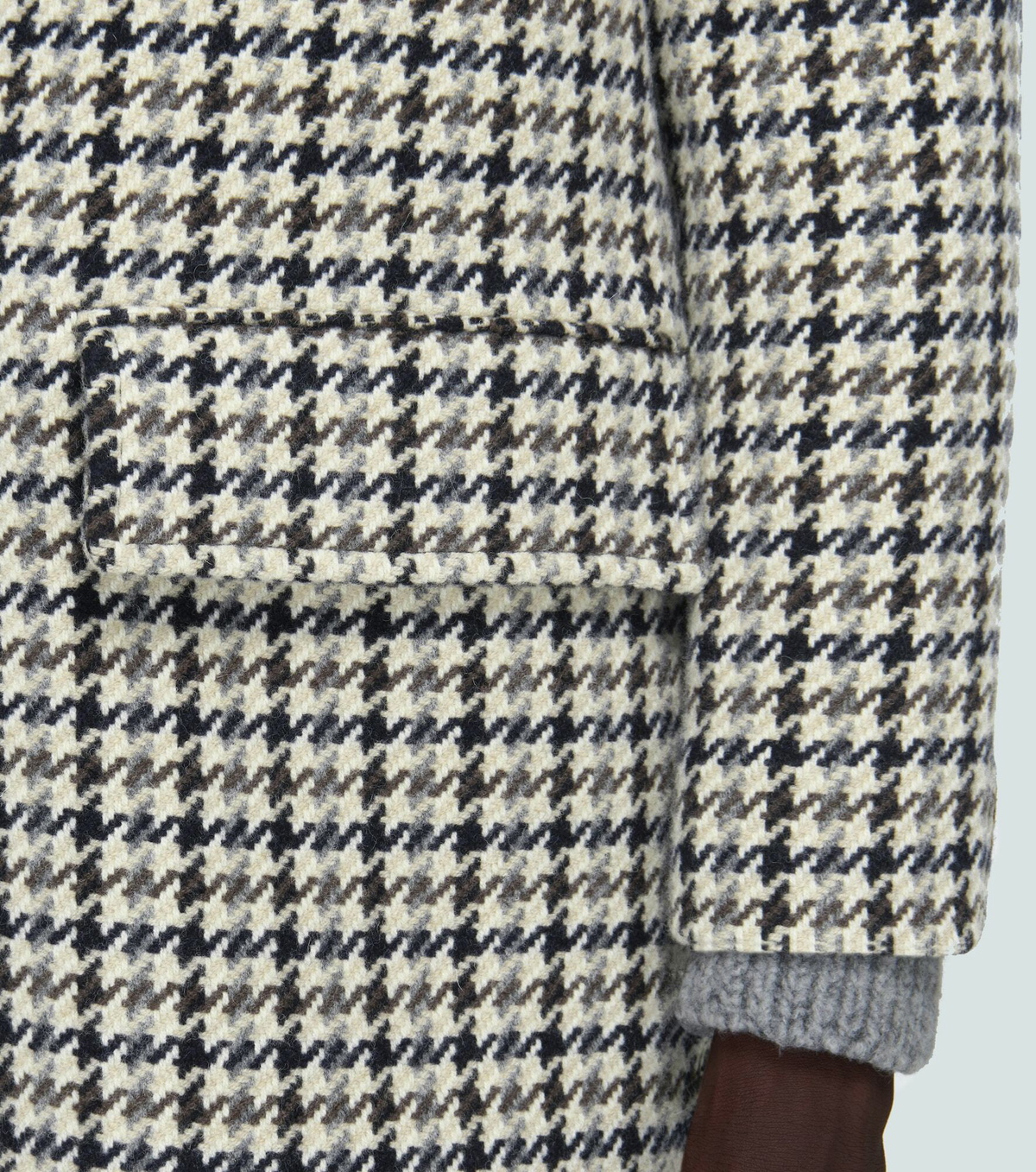 Officine Generale - Matteo houndstooth coat