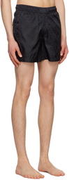 Moncler Black Drawstring Swim Shorts