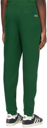 Lacoste Green Tapered Lounge Pants