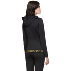 Versace Underwear Black Greek Key Hoodie