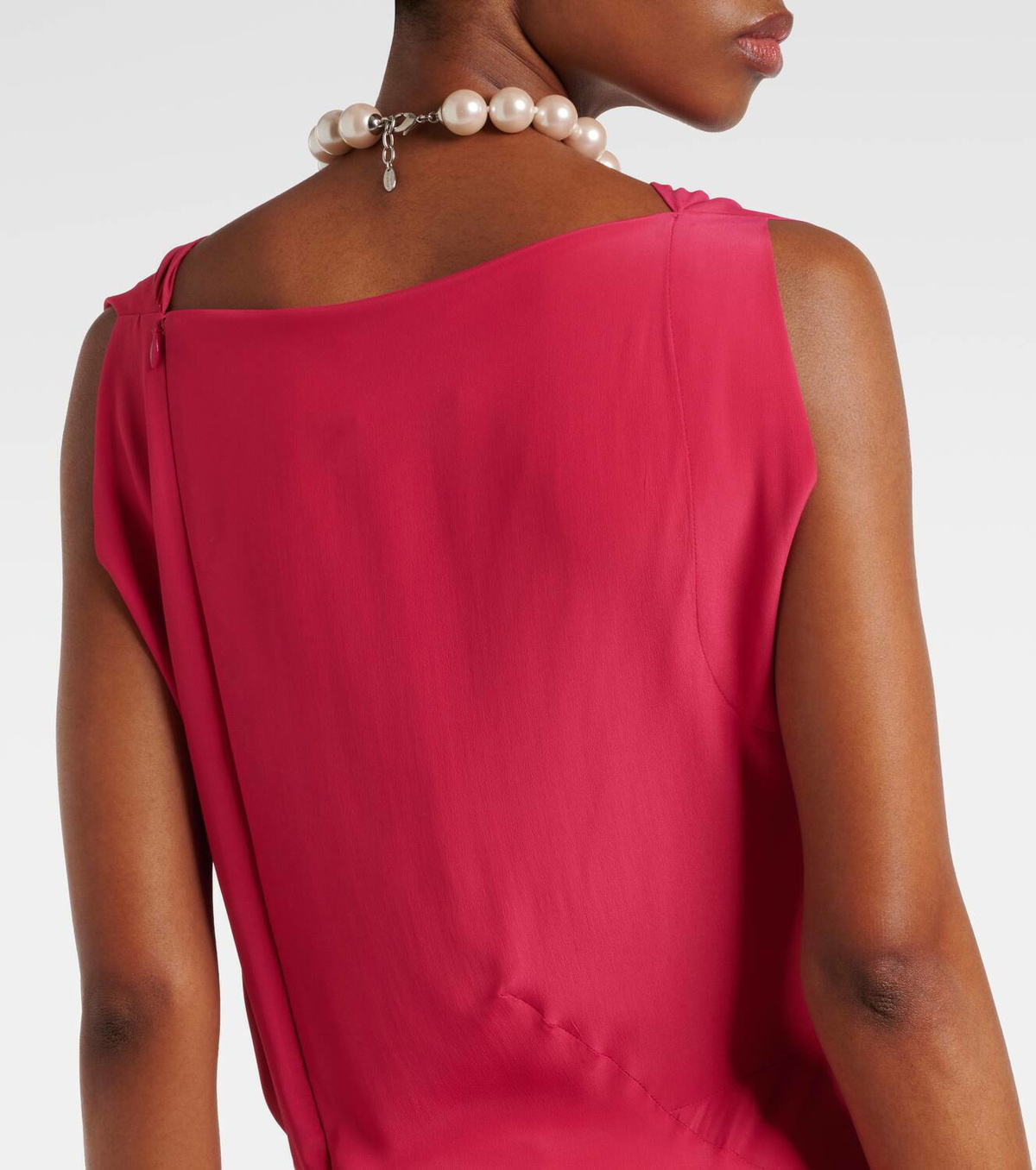 Vivienne Westwood Fond draped midi dress Vivienne Westwood