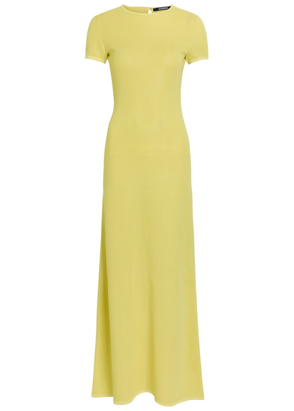 mango orange knit dress Palm Island Collared Crochet Midi Dress Mango– Selfie Leslie main image 0