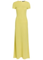 Jacquemus Le Robe Maille Woven Maxi Dress Yellow