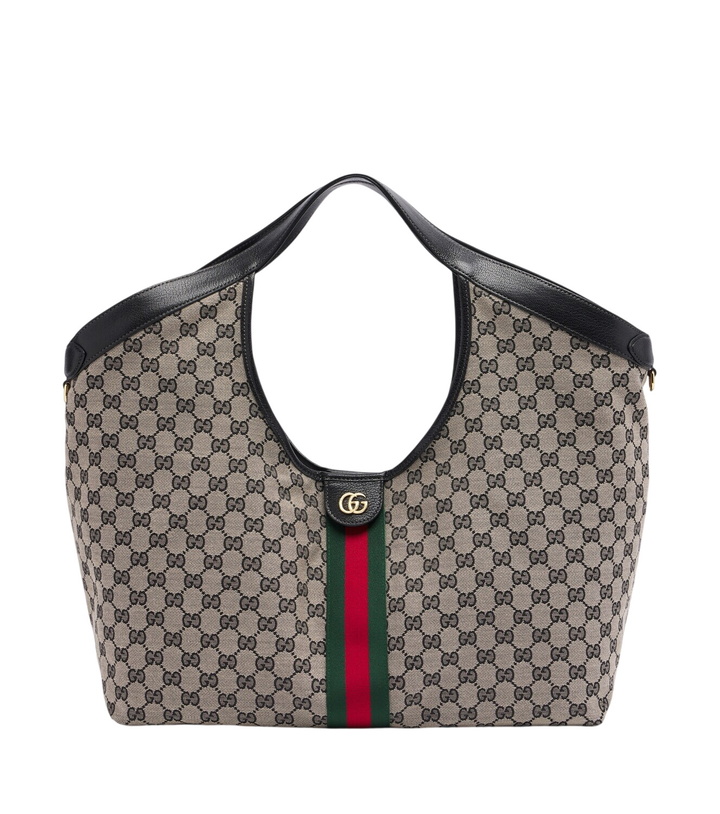 Photo: Gucci Gucci Giglio Large GG canvas tote bag