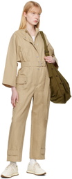 Weekend Max Mara Tan Fasto Jumpsuit