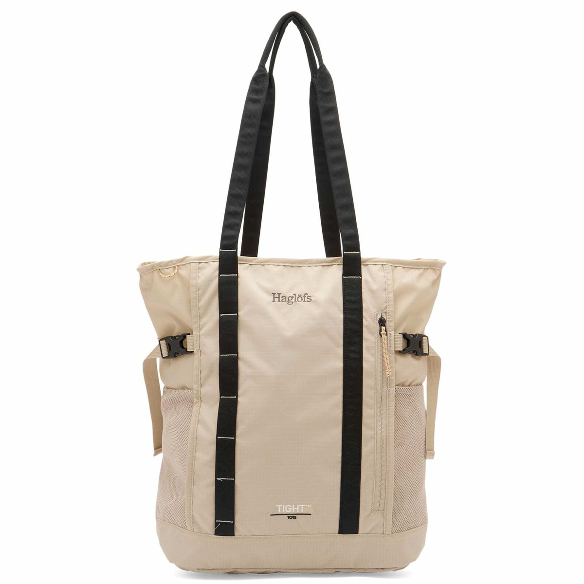 Haglöfs Men's Tight Tote Bag 25L in Chalk Beige/True Black 