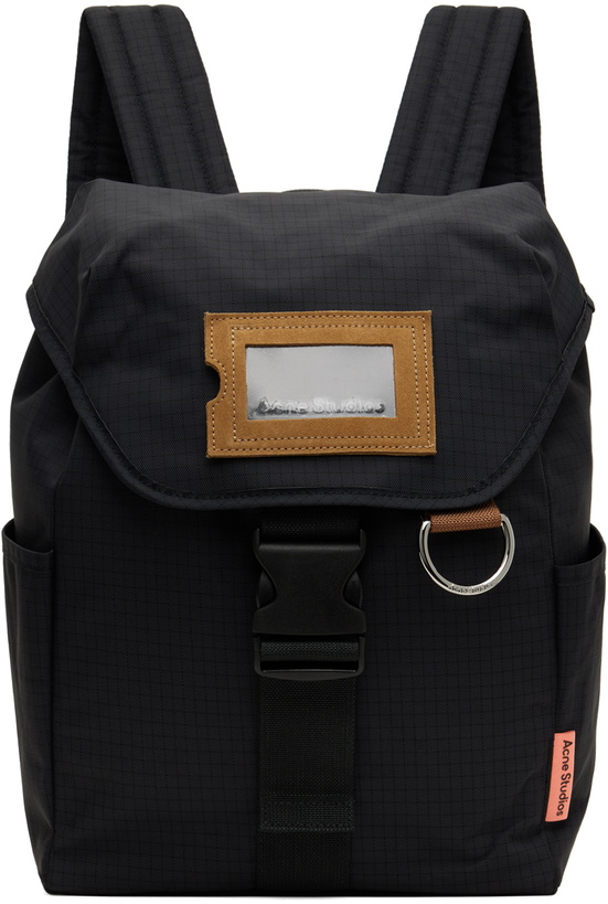 Photo: Acne Studios Black Ripstop Nylon Backpack